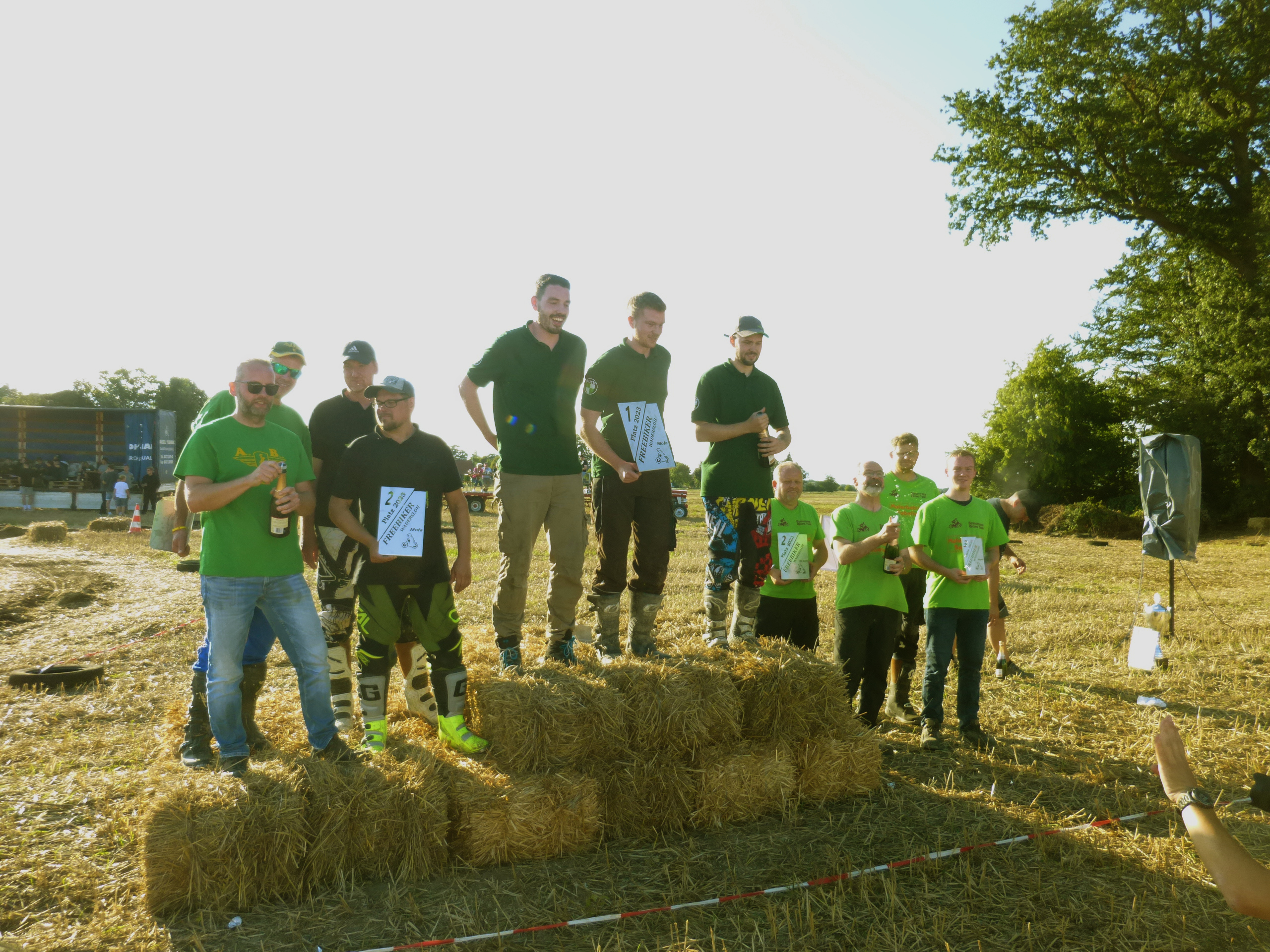 Siegerehrung Mofarennen 2023 Freebiker Wadersloh